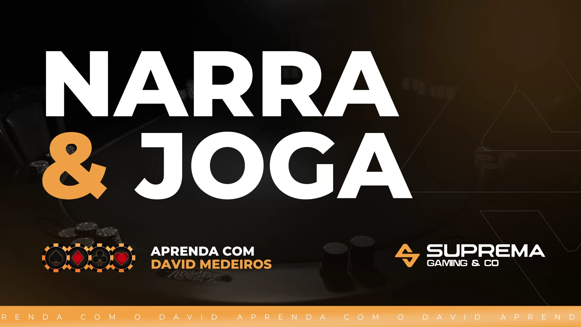 [LIVE] NARRA & JOGA – Suprema Poker | Aprenda com David Medeiros #14